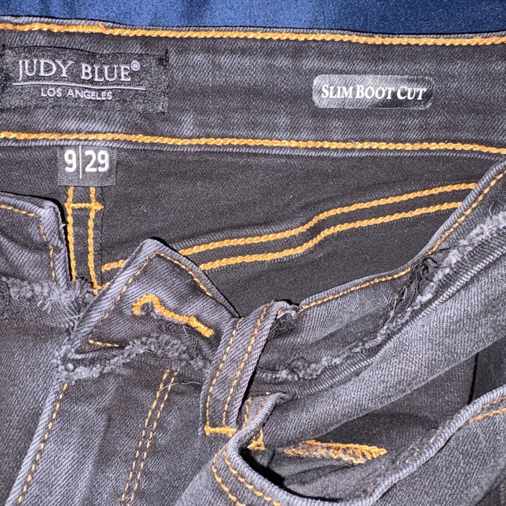 Judy blue slim boot cut black